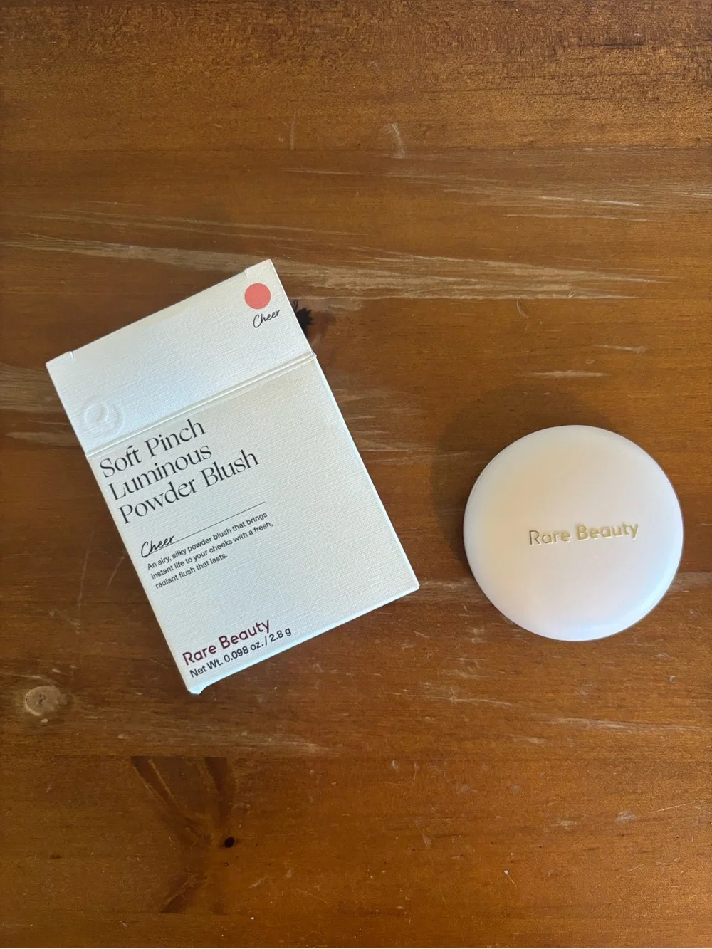 Rare Beauty Soft Pinch Luminous Powder Blush — Cheer (Pink)
